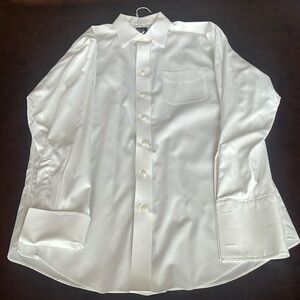 Jos. A. Bank Mens SIze 16- 1/2 White Dress Shirt